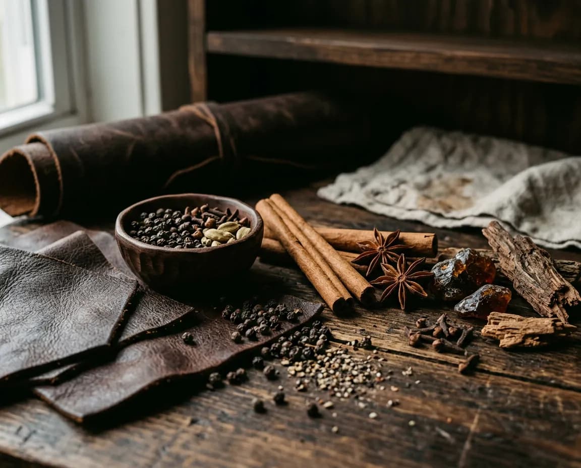 Leather & spice