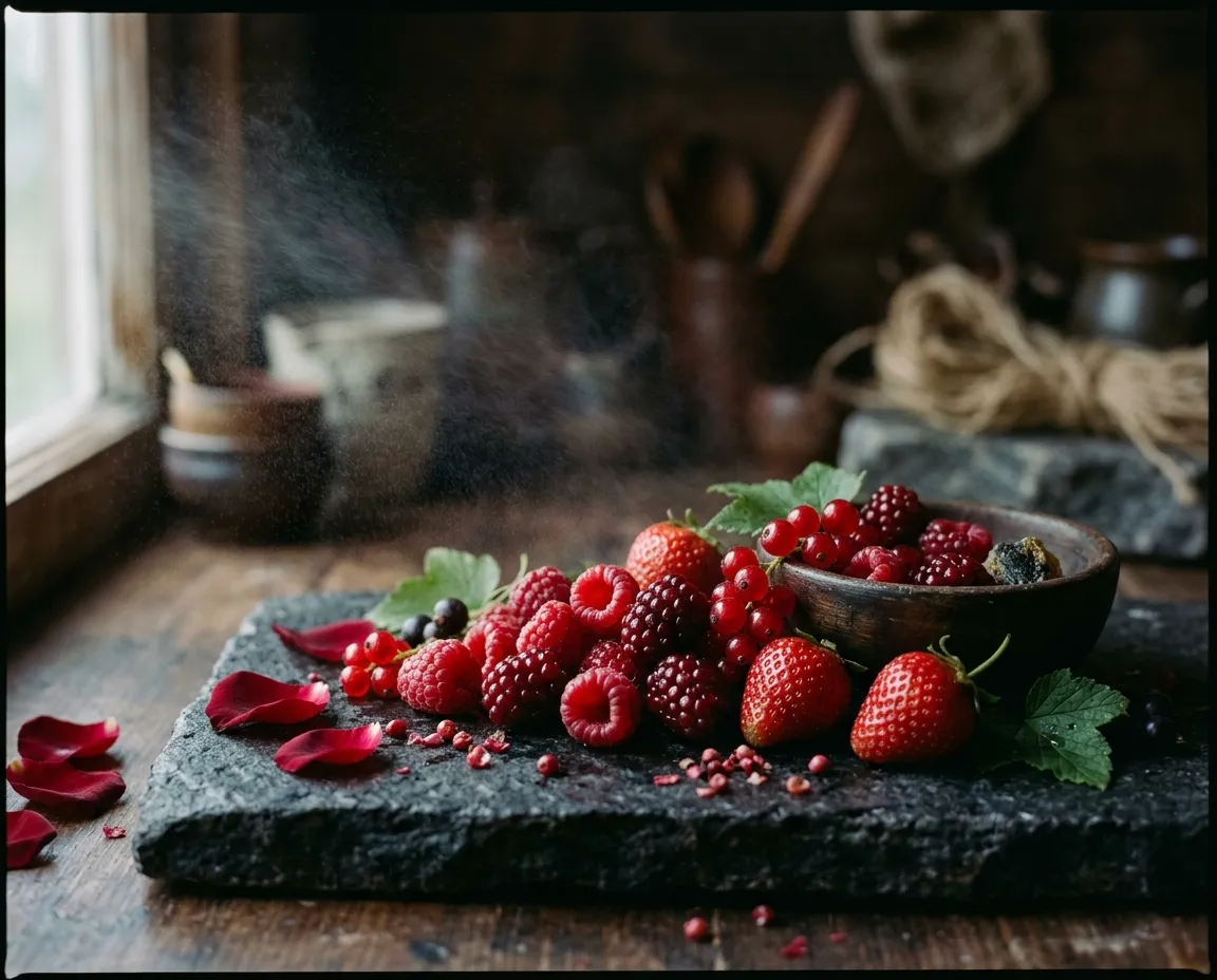 Red fruits